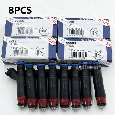 8Pcs Original 0280155849 Fuel Injectors For 01-07 Dodge Jeep 4.7L