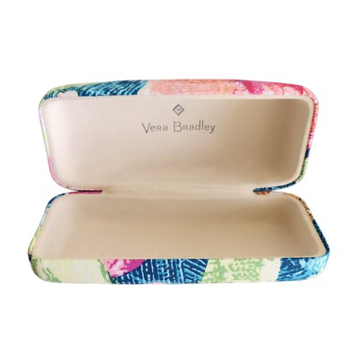 Vera Bradley Pink and Blue Sunglasses & Case Vera Bradley Blue & Pink Floral Clamshell Eyeglasses  main image 2