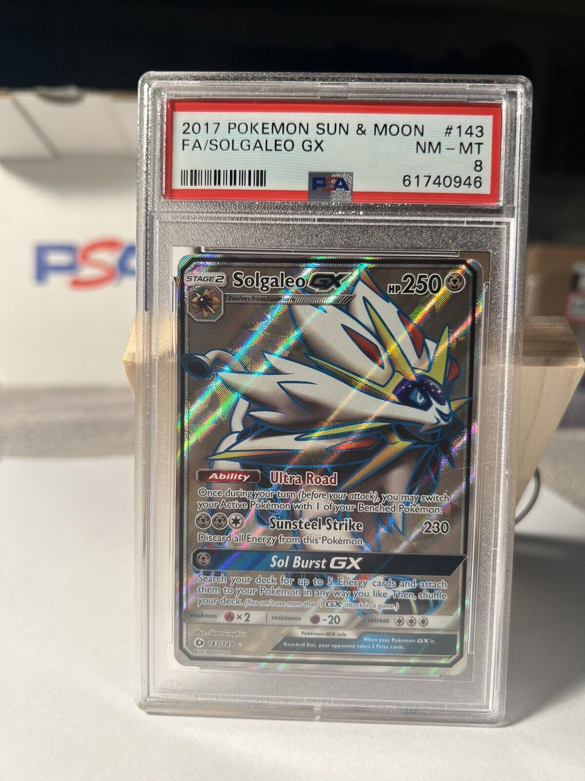 Solgaleo GX - 143/149 Full Art Ultra Rare - Sun and Moon