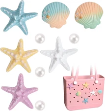 Bag Charms, Flower Charms for Bogg Bags, Compatible Accessories for Tote Decorat