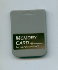 Playstation 1 Performance Memory Card Only Untested