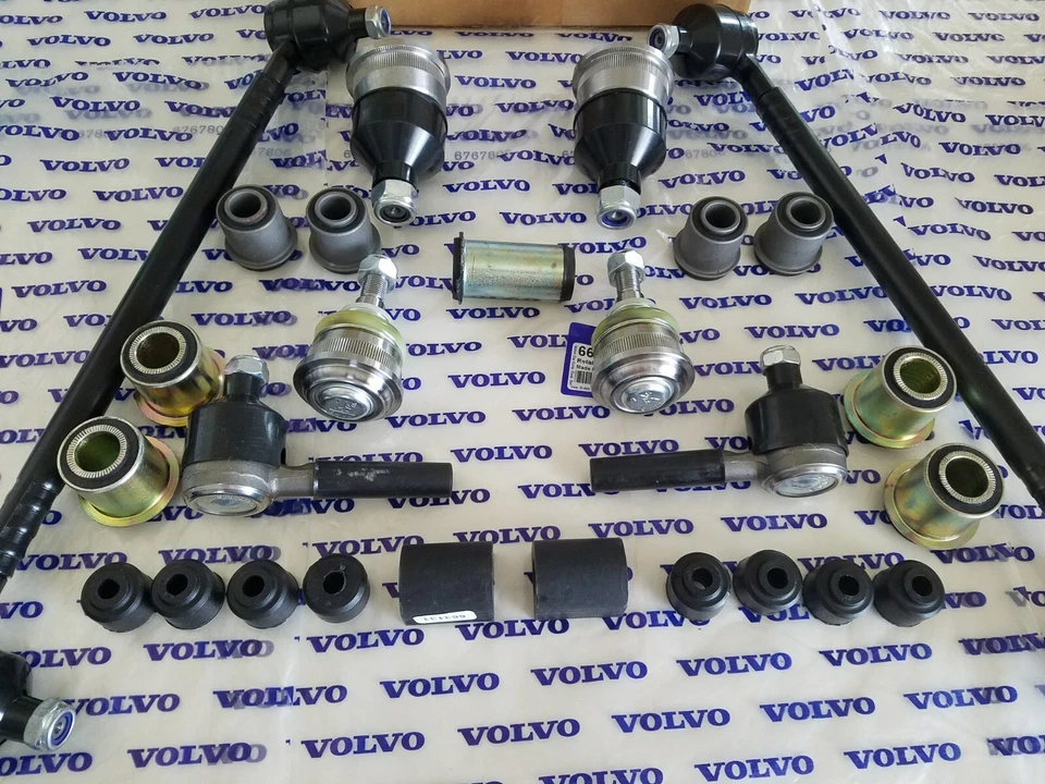 Kit de suspensión delantera Volvo 142 144 145 69-74 barras de amarre bujes de brazo en C rótulas Foto 4 de 4
