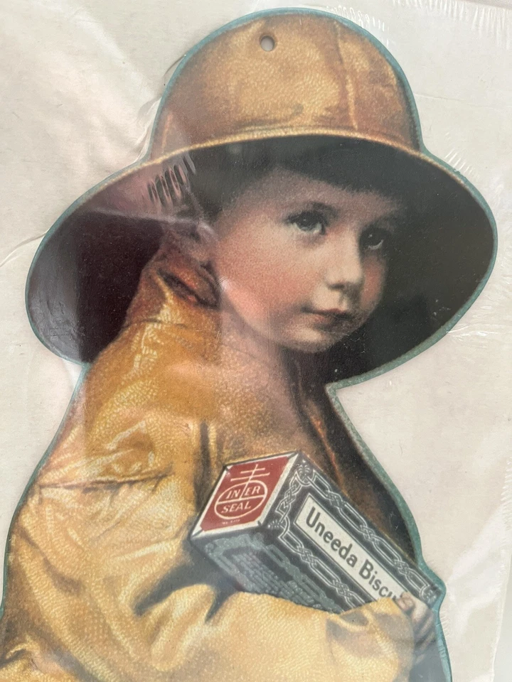 Uneeda Biscuit Sign National Nabisco Reproduction 1991 17" CardBoard Display NEW - Image 2 of 4