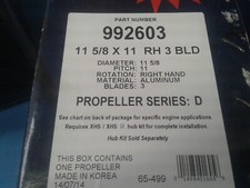 Michigan Wheel Marine Boat Prop Propeller Vortex 11 5/8 x 11 992603