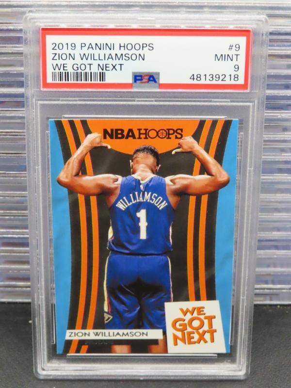2019-20 Panini NBA Hoops Zion Williamson We Got Next Rookie RC #9 PSA 9 Pelicans
