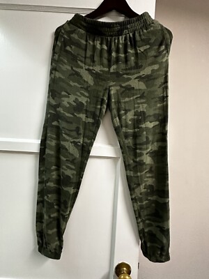 GAP Girls Camo Joggers Green XXL
