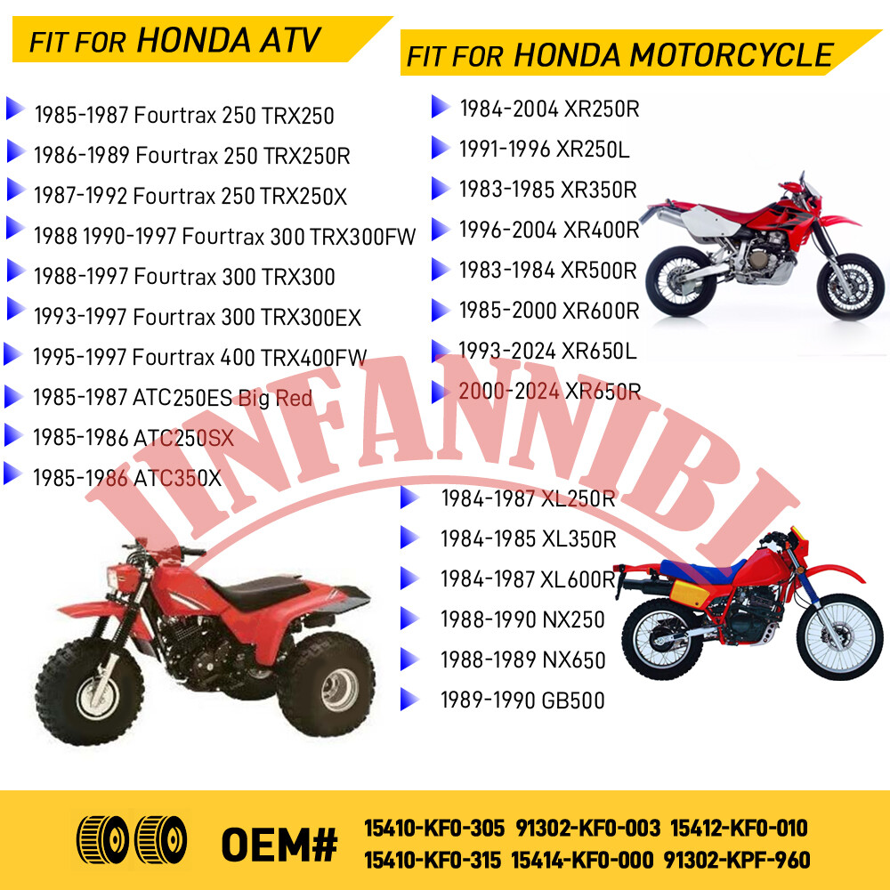 Oil Filter Spring Kit Set for Honda XR250R XR350R XR400R XR500R XR600R XR650R
