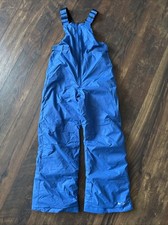 NEW Columbia Kids Snowslope II Bib Snow Ski Snowboarding Youth Large Blue