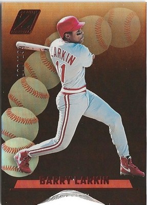 2023 Panini Zenith Barry Larkin Red 100/199 Cincinnati Reds HOF