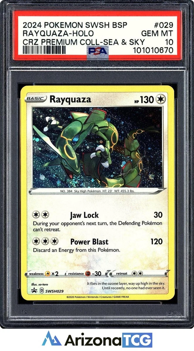 Rayquaza Pokémon TCG Professional Sports Authenticator (PSA) Grade