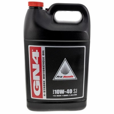 PRO HONDA GN4 4-STROKE MOTORCYCLE OIL 10W-40 1 GAL 08C35-A141L01 CASE OF 6