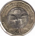 2022 Mexico 20 pesos Brilliant Uncirculated Eagles Commemorative coin!
