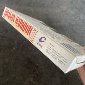 Dragon Warrior III 3 (Nintendo NES) Complete in Box w/ Chart CIB