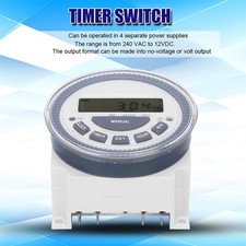 Timer Switch LCD Digital Electronic Timer Switch For Street Lights Neon Lights