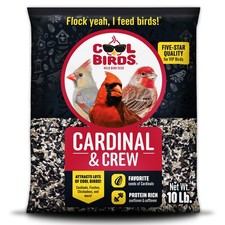 Wild Bird Seed Mix – 10 lb Black Oil Sunflower, Hearts & Safflower Blend 3.04 per gallon