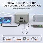 100W Portable Power Station96Wh LiFePO4 Battery Fast Charging Solar Generator — photo 7
