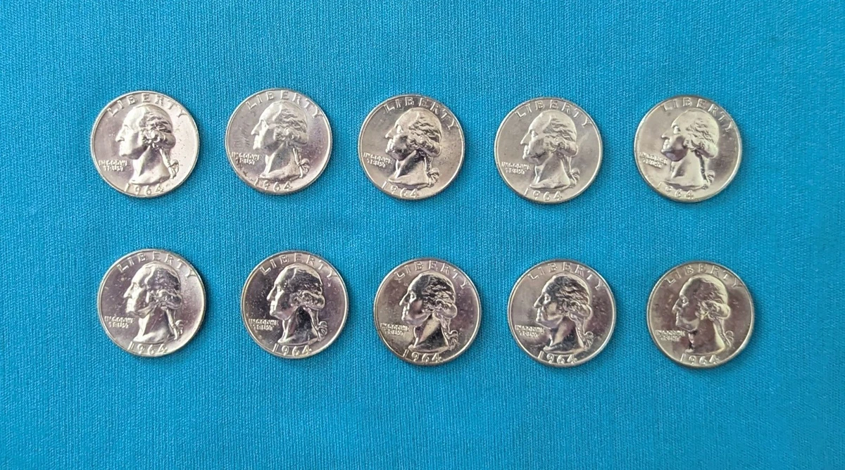 Uncirculated 1964 Washington Quarters (1932-1998) for sale | eBay