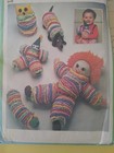 VTG Yo-yo Pattern Simplicity & New Templet Doll Owl Dog Clown Quilt #8225  Uncut — photo 5