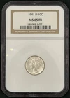 1941-D Mercury Dime NGC MS-65 FB