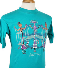 Vintage Arizona T-Shirt Adult Medium Native American Southwest Single Stitch USA