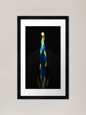 Geschwindigkeit Wellen Gerahmter Kunstdruck Gerahmtes Wandbild Poster Leinwanddruck Bild