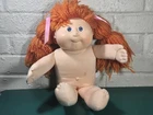 Vintage Classic Cabbage Patch Kids Doll Red Orange Hasbro 1983, 1990 Used