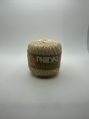 Phildar 324 Perle n°5 Cotton Yarn - Box of 10 Ivory/Cream