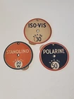 3 Diff Vintage Polarline, ISO-VIS & Stanolind Oil S.A.E. No. Dials Discs Caps