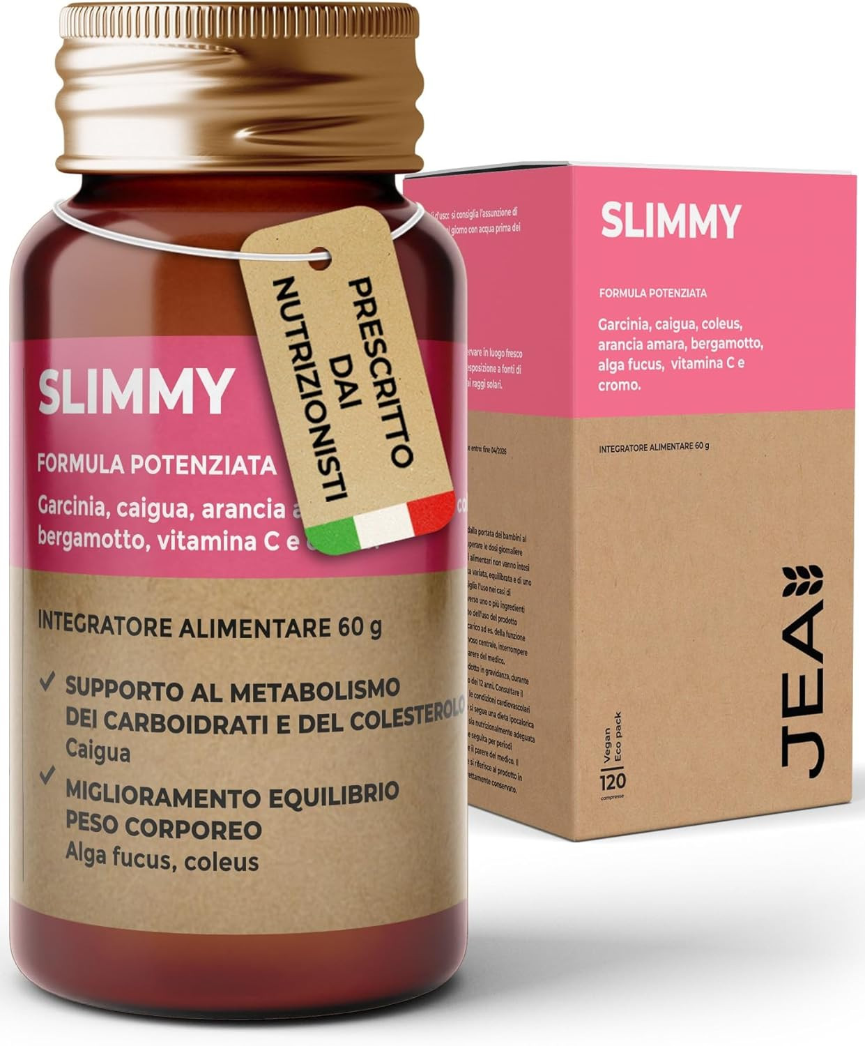 SLIMMY Brucia Grassi Potenti Veloci con Garcinia Cambogia | Dimagrante 60cps