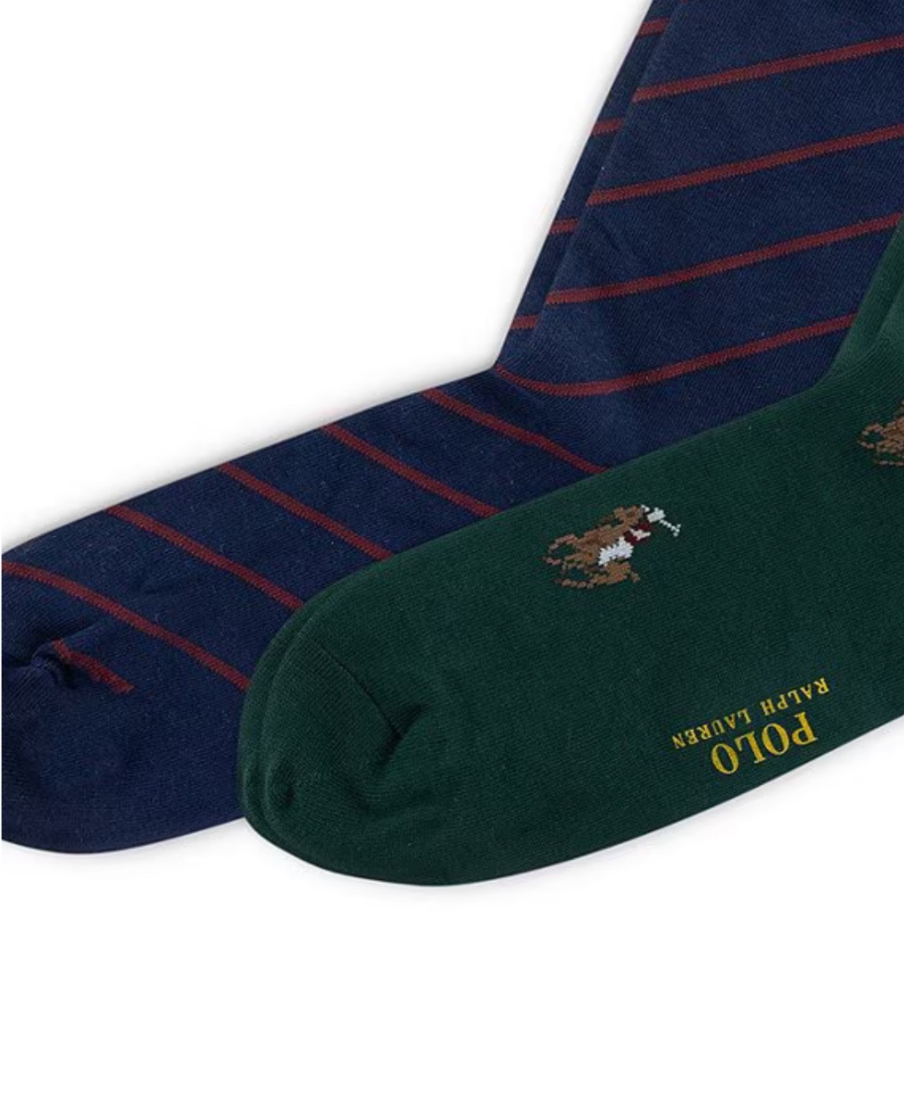 Polo RALPH LAUREN Socks Set Men's All Over Pony Green/Black/Purple/Blue/Pink thumbnail 17