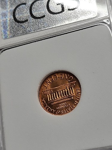 BRILLIANT 1962 1c GRADED MS70 RD Lincoln Penny Cent Coin CCGS #1295585 - Picture 13 of 14