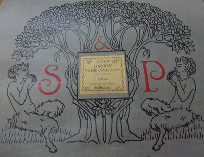 PIANOLA ROLL EDUARD SCHUTT'S. VALSE COQUETTE Op.34 Nr.6 GESPIELT VON TREVOR HANSEN