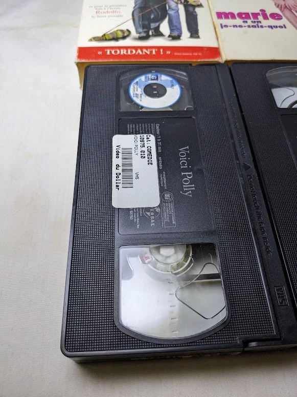 4-Pack VHS – Comédies Cultes VF (Le Masque / Marie / Mr Bean / Voici Polly) - Image 3 of 4