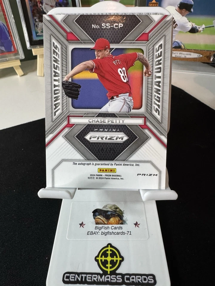 CHASE PETTY 2024 Panini Prizm Sensational Signatures Green Pulsar SP Auto /25 - Image 2 of 4