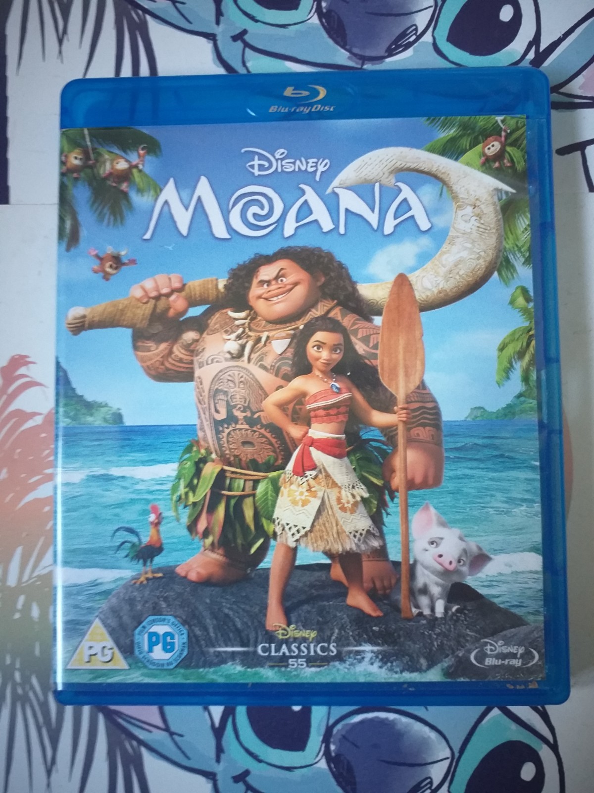 MOANA BLU-RAY DISC
