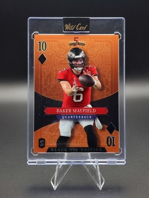 BAKER MAYFIELD 2026 Wild Card Black Tie Edition 10 of Diamonds 5/5 SSP Browns