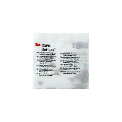 3M ESPE 1958C Sof-Lex Finishing Polishing Discs Center Square 5/8'' Coarse 100/Bx