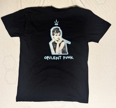 Audrey Hepburn Black Tee  Opulent Punk  Sophisto Punk Mentality Sek & Co Size L