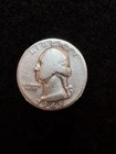 1945 (P) Washington Quarter 90% Silver Very Good VG