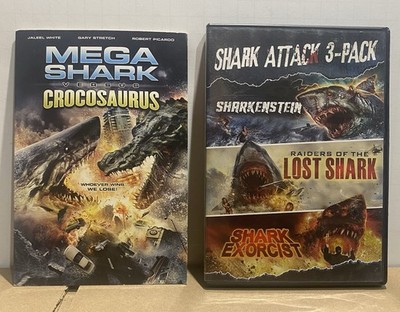 Shark Attack 3-Pack (DVD) & Mega Shark VS Crocosarus (Horror)