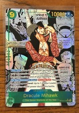 Dracule Mihawk (Manga) Secret Rare OP14-119 Azure Sea’s Seven One Piece English