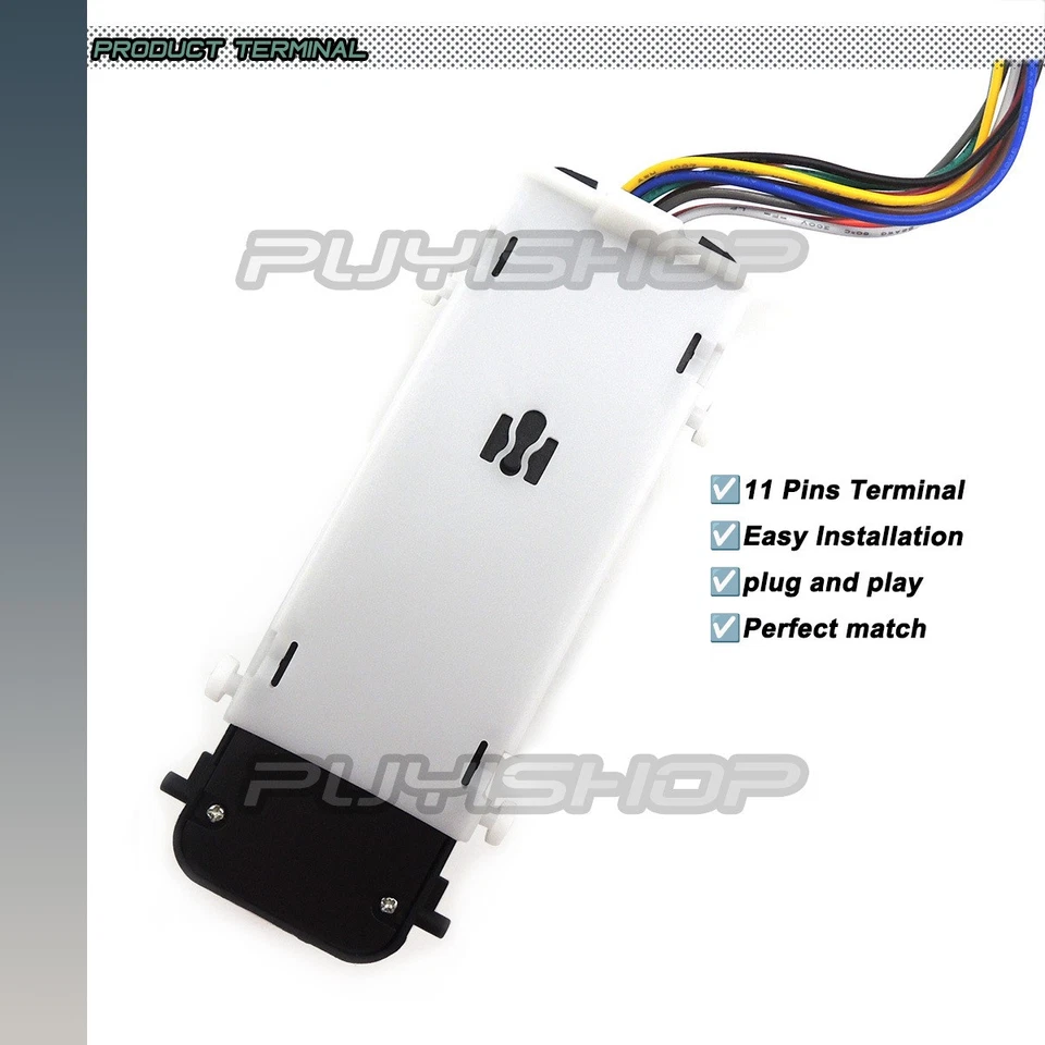 Interruptor de ventana principal eléctrico delantero izquierdo para Mercedes-Benz CLK320 CLK350 CLK55 Foto 4 de 4