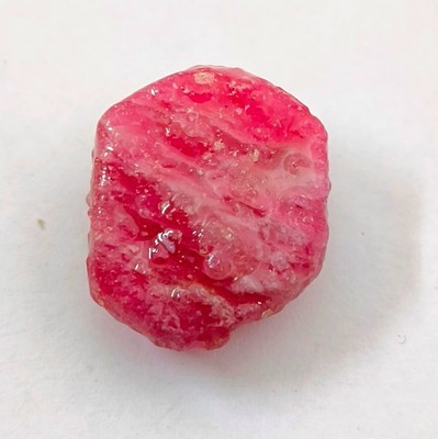Natural Pink Ruby Glass Filed Rough Loose Gemstone J33
