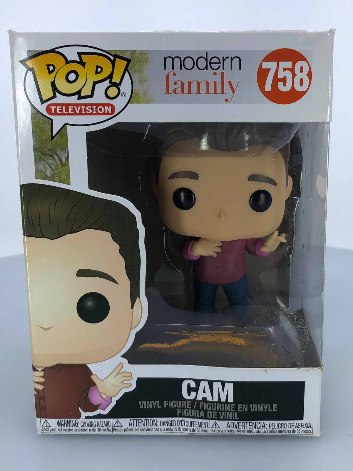 Funko Pop! Television Modern Family Cam #758 Vinyl Figure Damaged Box See Pics