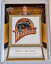 Marco Belinelli 2007-08 UD Premier Premier Stitchings #PS-MB 22/25