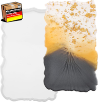 GroßE Silikonformen GießFormen, Silikonform Tablett, Epoxidharz Formen, GießForm