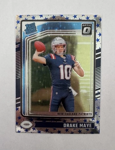 2024 Donruss Optic Drake Maye Blue Stars Rookie Patriots #229