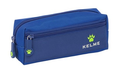KELME BLUE - Triple Small Pencil Case, Children's Pencil Case, Ideal for School 