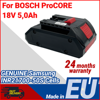Akku FüR Bosch Procore 5.0 Ah 5000 Mah Akku 18V - Samsung 21700 Zellen