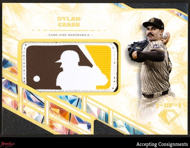 2025 Topps Diamond Icons MLB Logo Dylan Cease GAME USED LOGOMAN PATCH 1/1